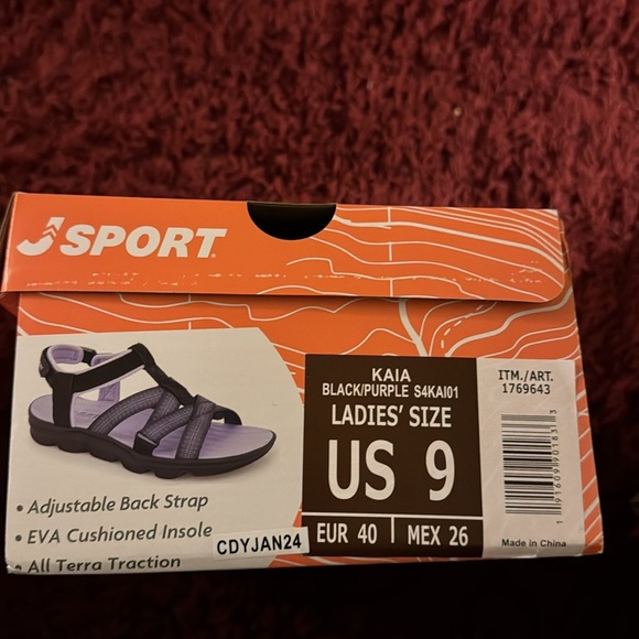 Jsport Ladies' Strap Sandal Size 9 - Picture 7 of 7